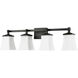 Sonorra 4 Light 33.25 inch Matte Black Vanity Light Wall Light